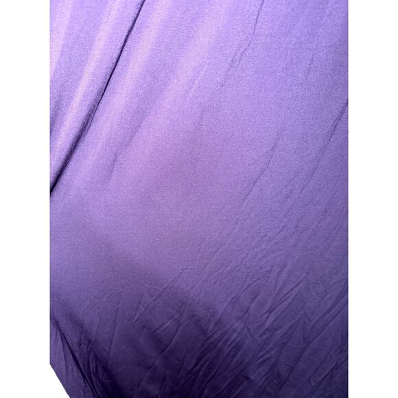 David's Bridal Women's Plus Size Deep Plum Purple Bridesmaid Dress Size 22 - Picture 4 of 6